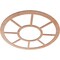 Ekena Millwork Grace Wood Fretwork Pierced Ceiling Medallion, Cherry, 38"OD x 13 3/4"ID x 1/4"T CMWP38X0250GRCH - alternate 3